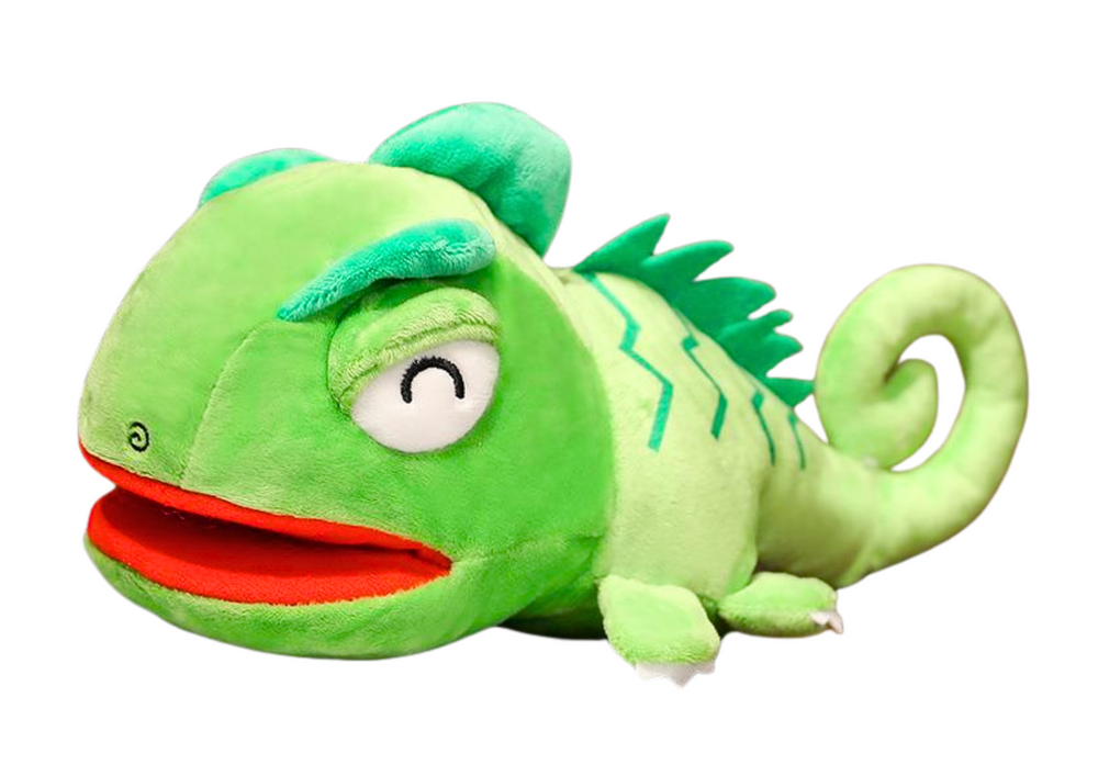 Pliušinis žalias drakonas 30 cm