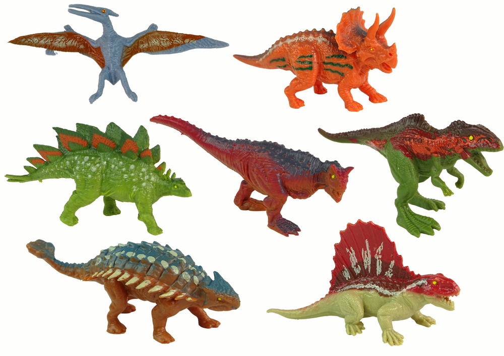 Dinozaurų rinkinys lean toys, 12 vnt.
