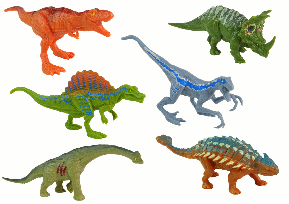 Dinozaurų rinkinys lean toys, 12 vnt.