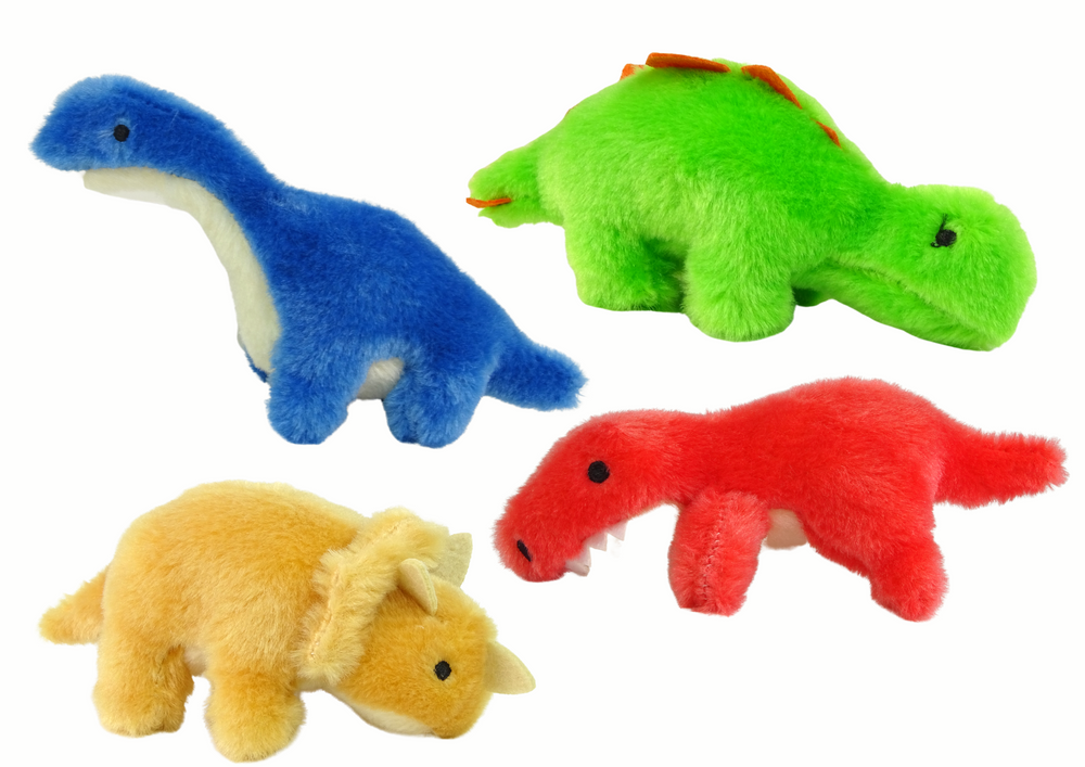 Piušinė mini dinozauro figūrėlė leantoys, 4 vnt.