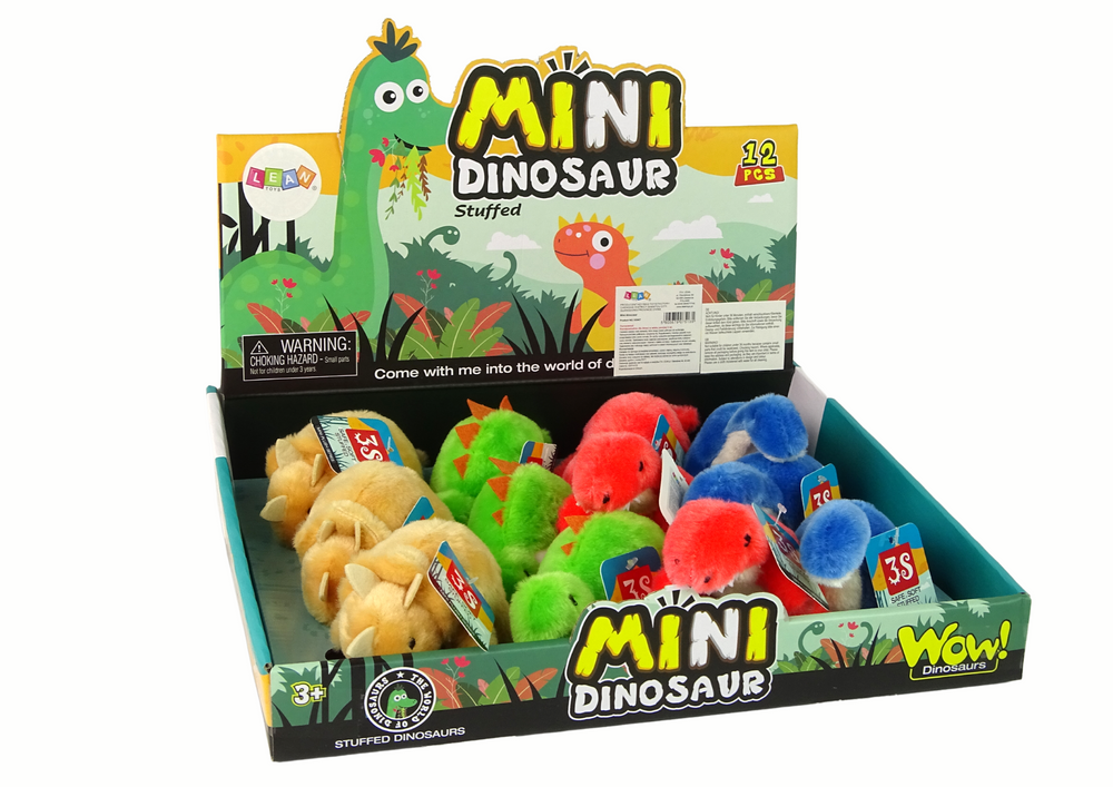 Piušinė mini dinozauro figūrėlė leantoys, 4 vnt.