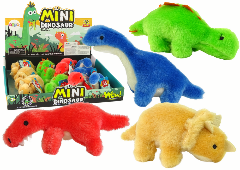 Piušinė mini dinozauro figūrėlė leantoys, 4 vnt.