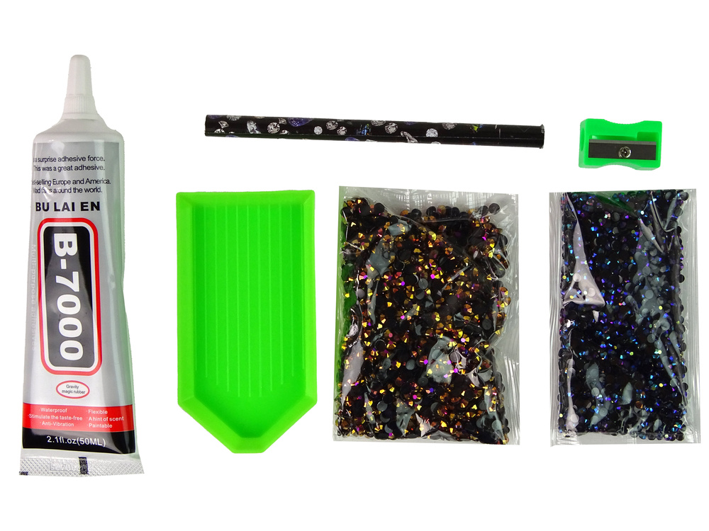 Kūrybinis rinkinys lean toys deimantinis vienaragis, rudas