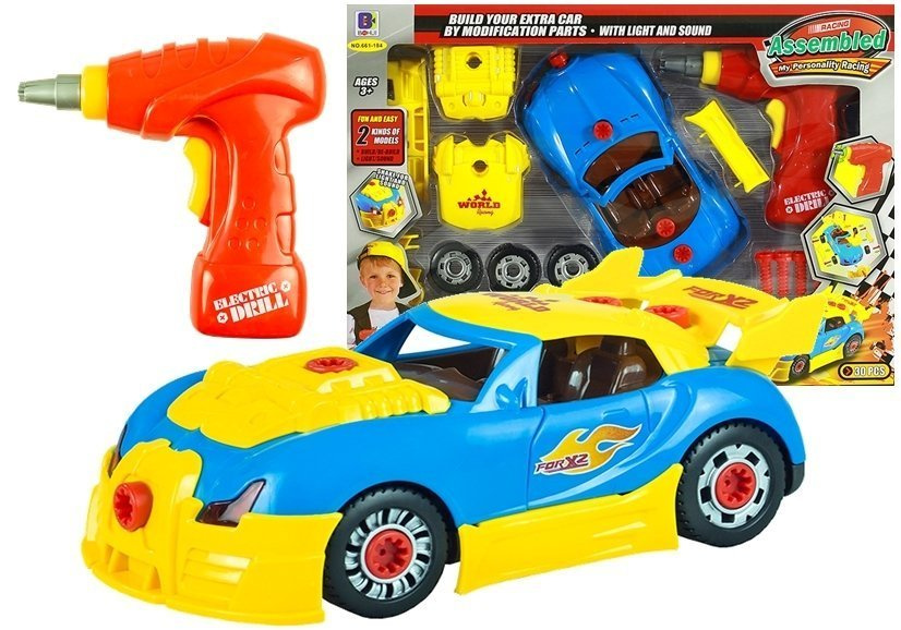 Vaikiškas automobilių konstravimo rinkinys