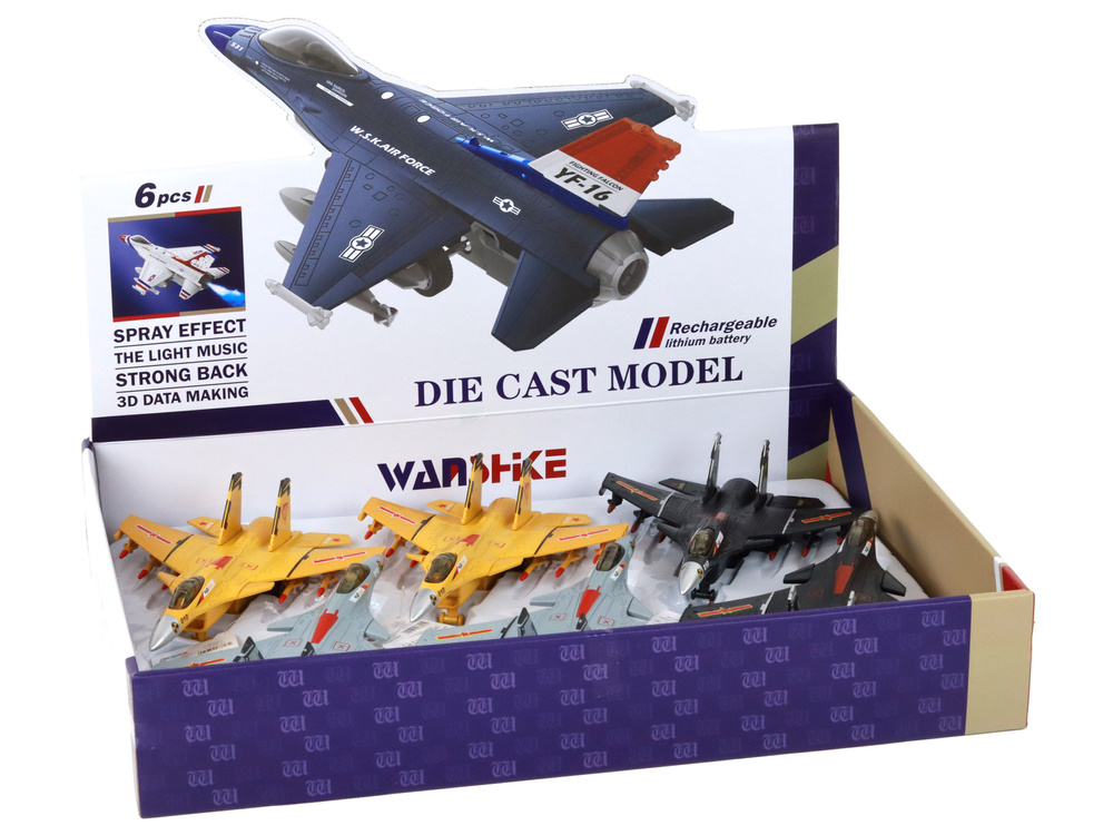 Žaislinio lėktuvo modelis lean toys, 1 vnt