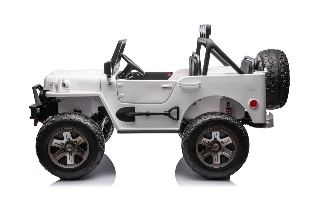 Dvivietis vaikiškas elektromobilis lean cars jh-102, baltas