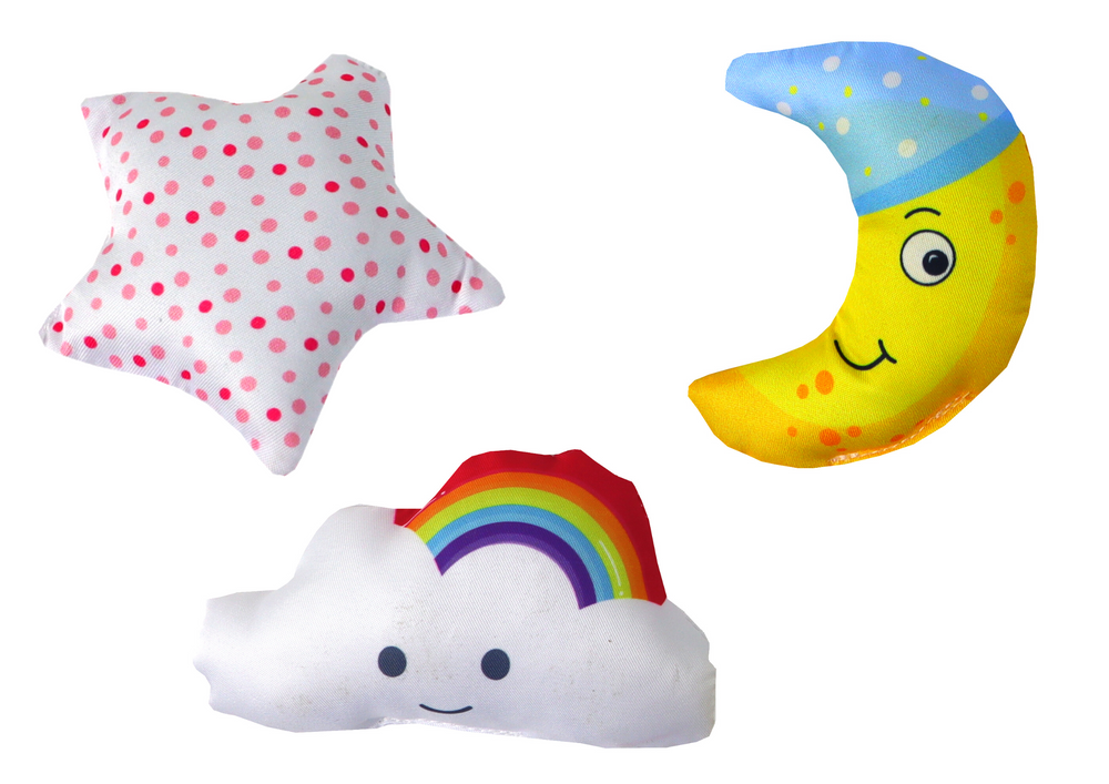 Kūdikių lovos karuselė sky clip lean toys, pink