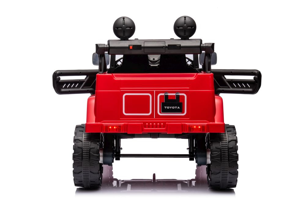 Vienvietis vaikiškas elektromobilis toyota fj 4x4 lean cars, red, czerwony