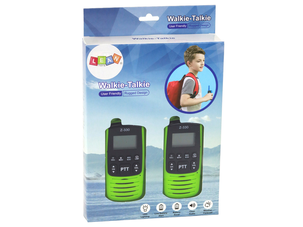 Vaikiškos racijos walkie-talkie moro