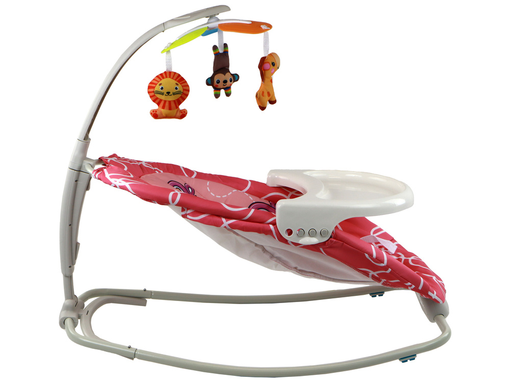 Supama kėdutė lean toys bouncer rocker 2in1
