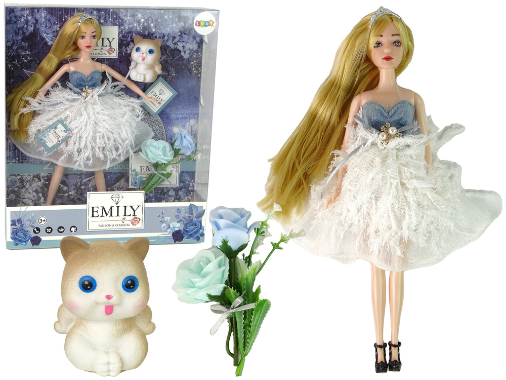 Lėlė leantoys emily su kačiuku