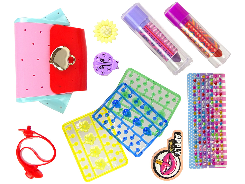 Žaislinis grožio rinkinys lean toys makiažas