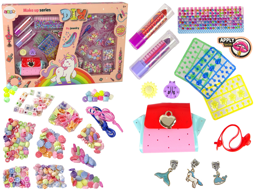 Žaislinis grožio rinkinys lean toys makiažas