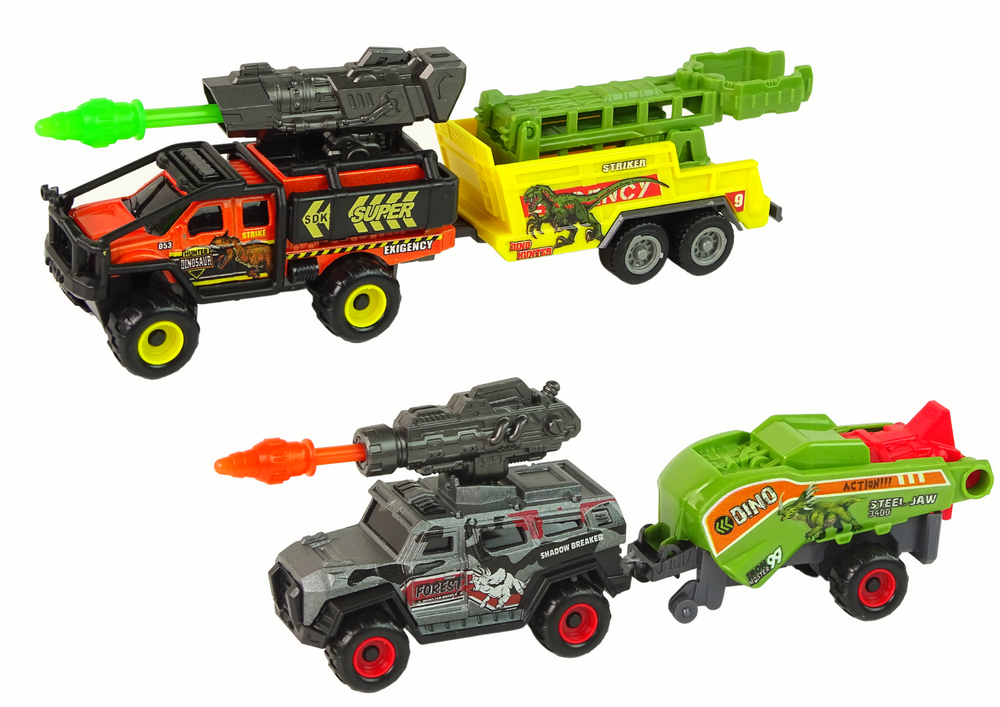 Sraigtasparnių ir dinozaurų rinkinys lean toys, 6 vnt.