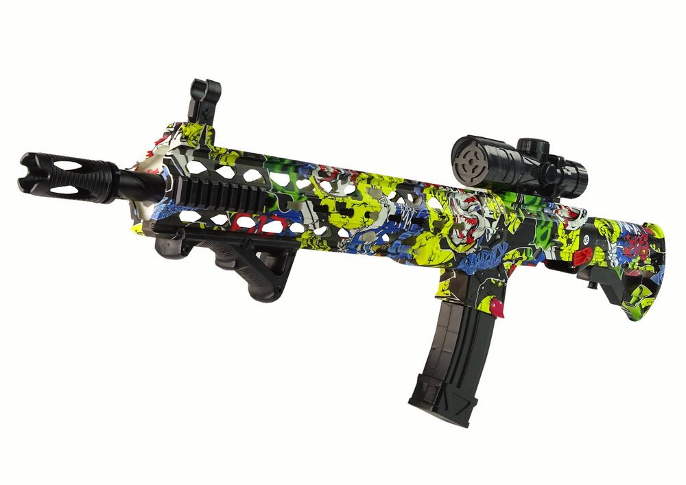 Žaislinis šautuvas su priedais lean toys, 12 d, geltonas