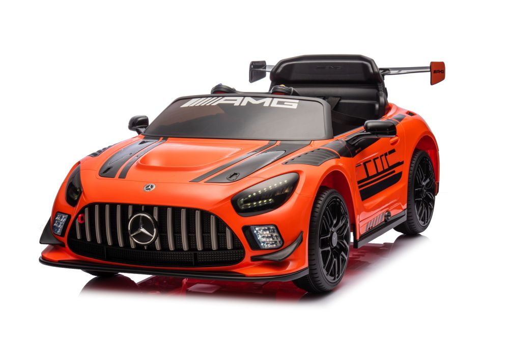 Akumuliatorinis automobilis mercedes amg gt3 oranžinis