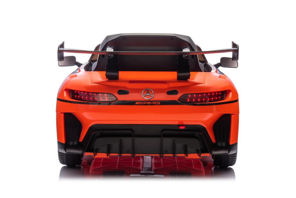 Akumuliatorinis automobilis mercedes amg gt3 oranžinis