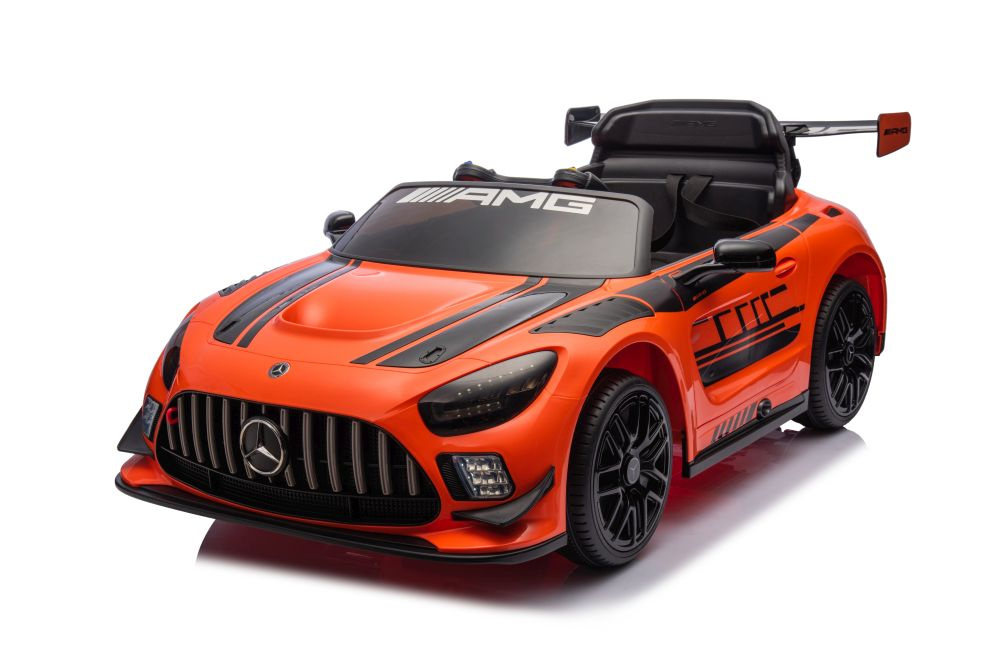Akumuliatorinis automobilis mercedes amg gt3 oranžinis