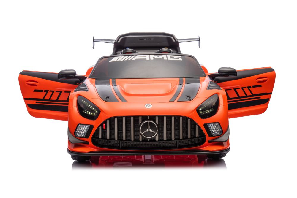 Akumuliatorinis automobilis mercedes amg gt3 oranžinis