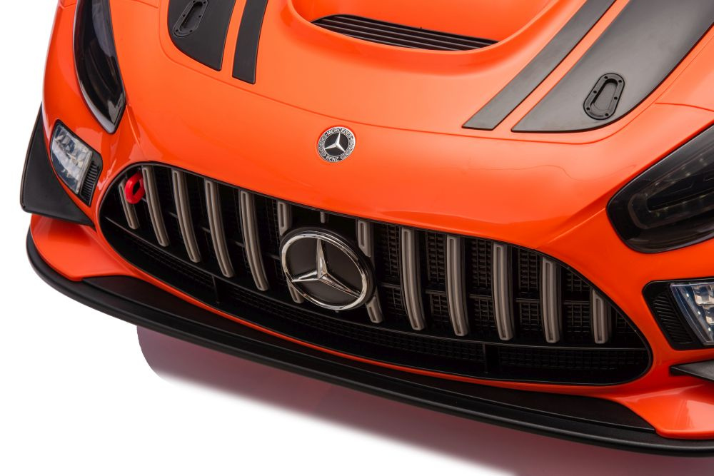 Akumuliatorinis automobilis mercedes amg gt3 oranžinis