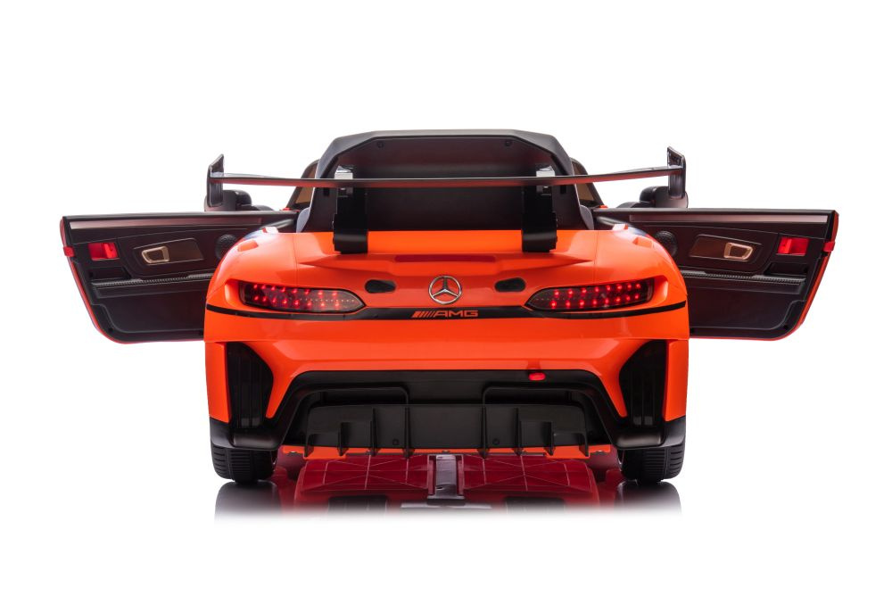 Akumuliatorinis automobilis mercedes amg gt3 oranžinis