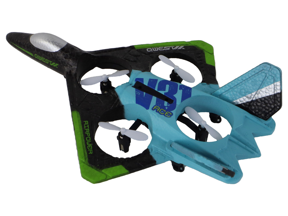 Nuotoliniu būdų valdomas naikintuvas leantoys, blue