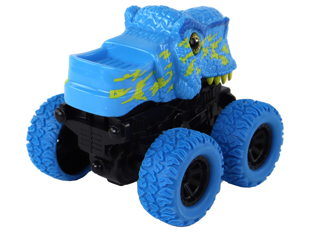 Žaislinis automobilis tyrannosaurus lean toys, mėlynas, 12x11x11,5 cm