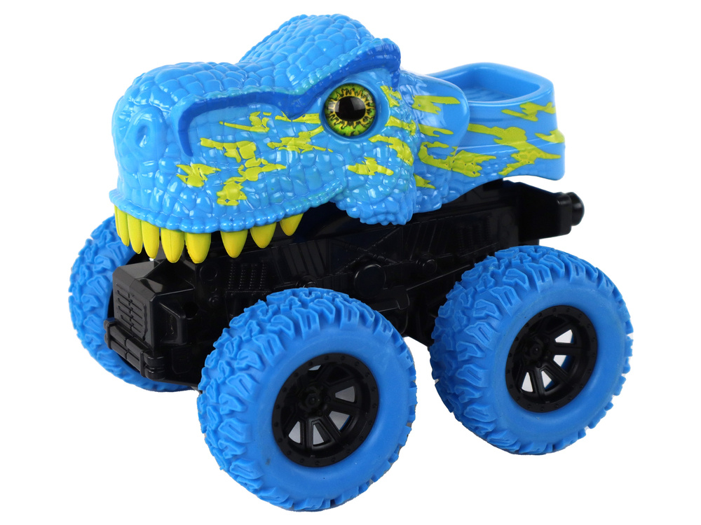 Žaislinis automobilis tyrannosaurus lean toys, mėlynas, 12x11x11,5 cm