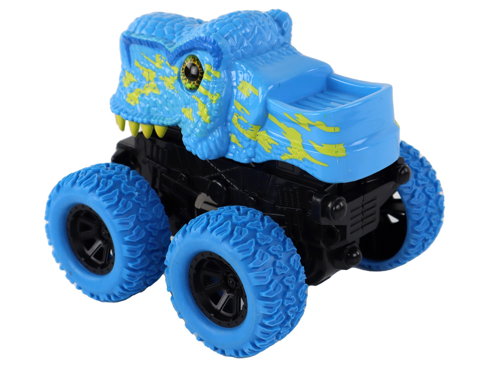 Žaislinis automobilis tyrannosaurus lean toys, mėlynas, 12x11x11,5 cm