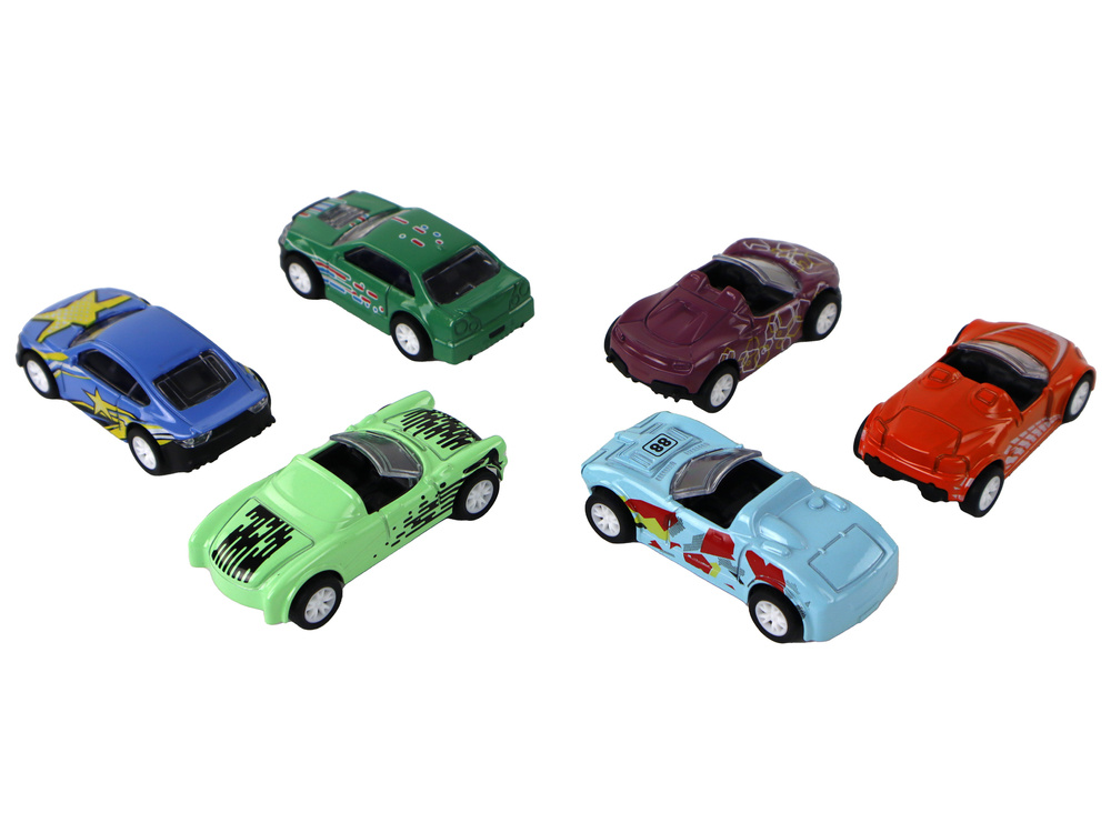 Automobilių rinkinys leantoys, 6 vnt