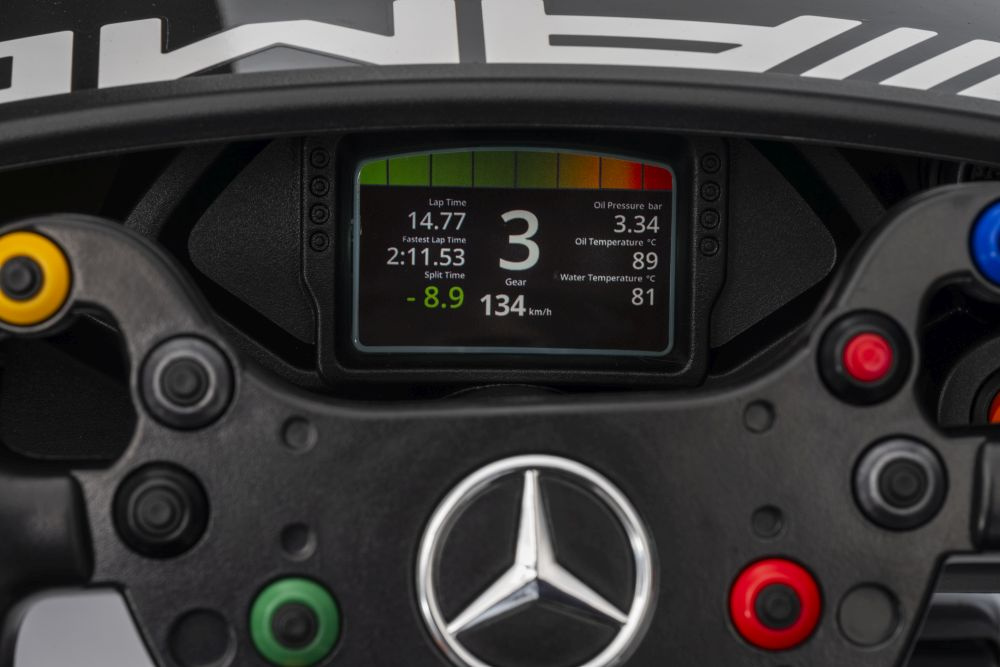 Akumuliatorinis automobilis mercedes amg gt3 baltas