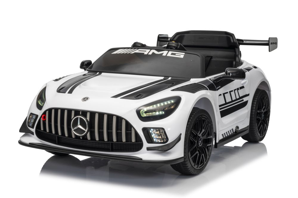 Akumuliatorinis automobilis mercedes amg gt3 baltas
