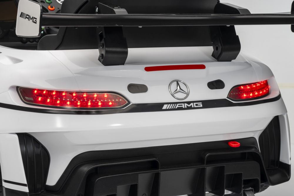 Akumuliatorinis automobilis mercedes amg gt3 baltas