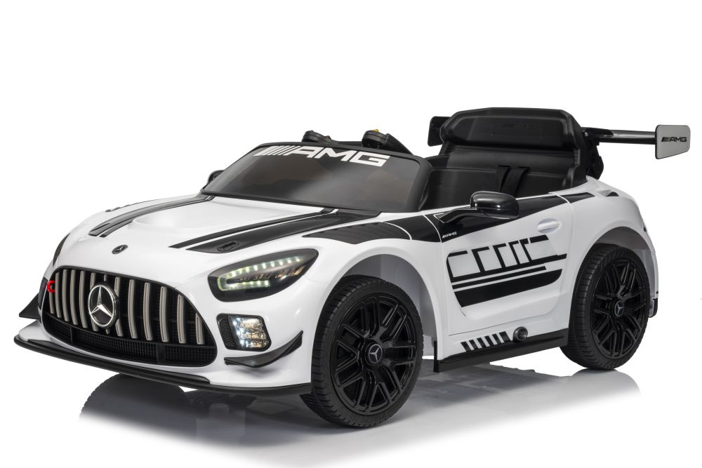 Akumuliatorinis automobilis mercedes amg gt3 baltas