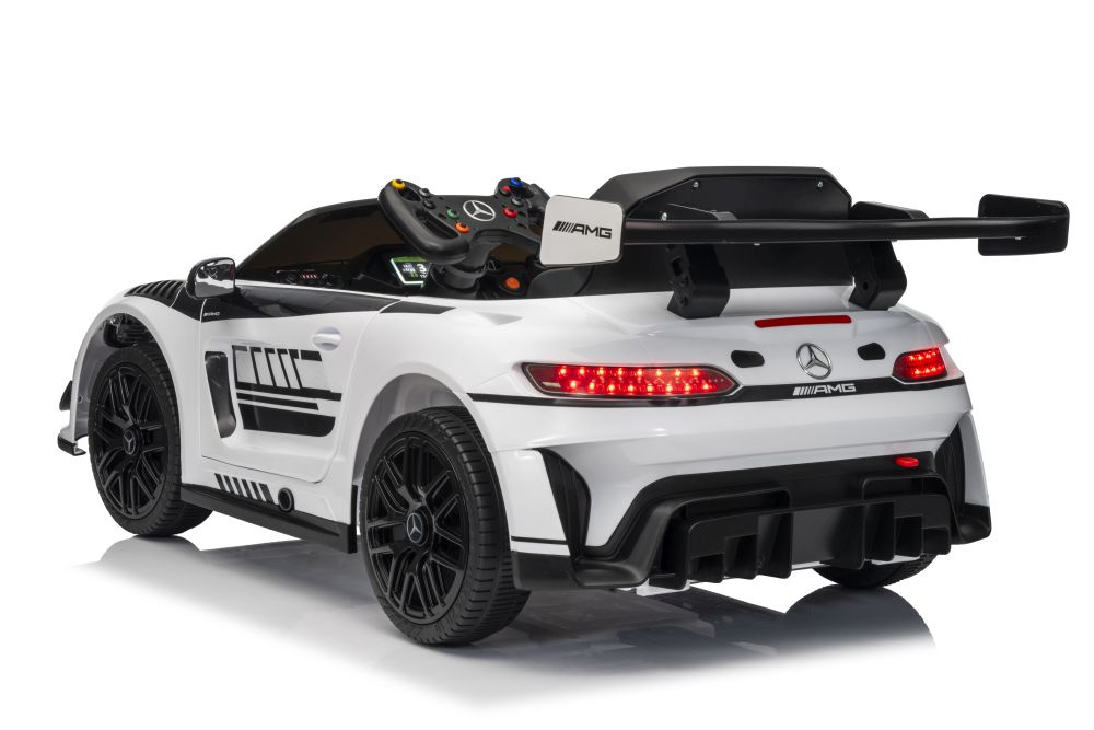 Akumuliatorinis automobilis mercedes amg gt3 baltas