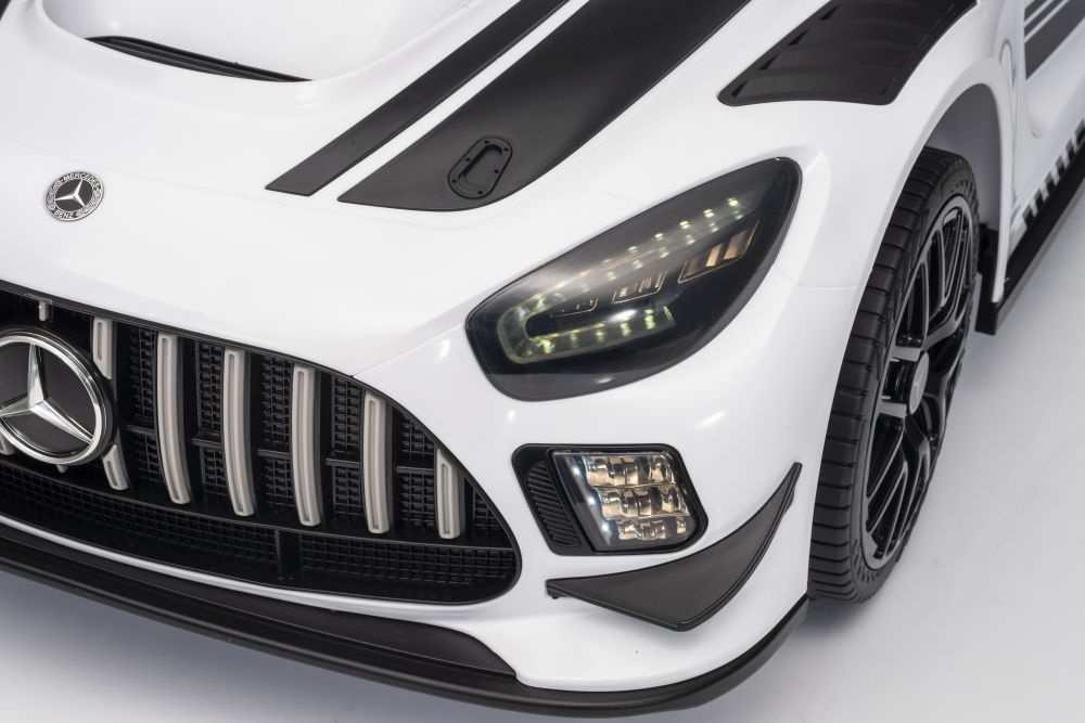 Akumuliatorinis automobilis mercedes amg gt3 baltas
