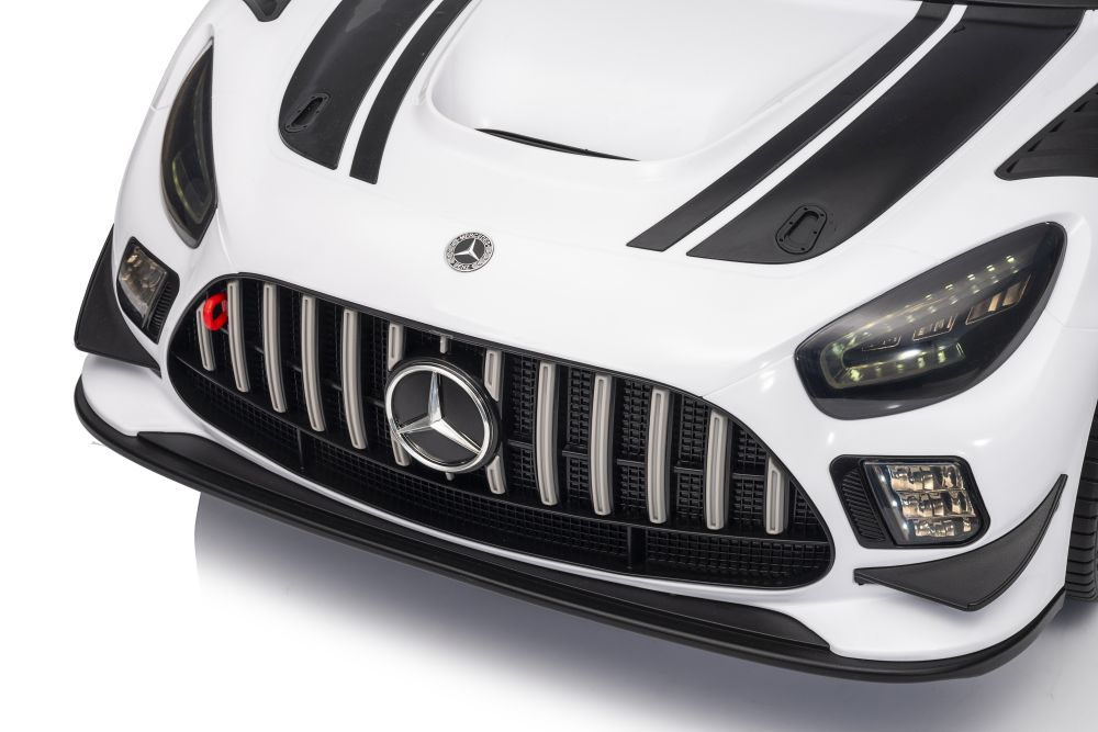 Akumuliatorinis automobilis mercedes amg gt3 baltas