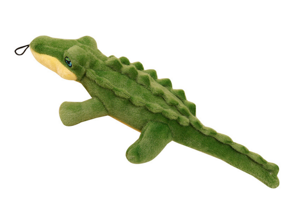 Pliušinis krokodilas su cypsėjimu, 30 cm