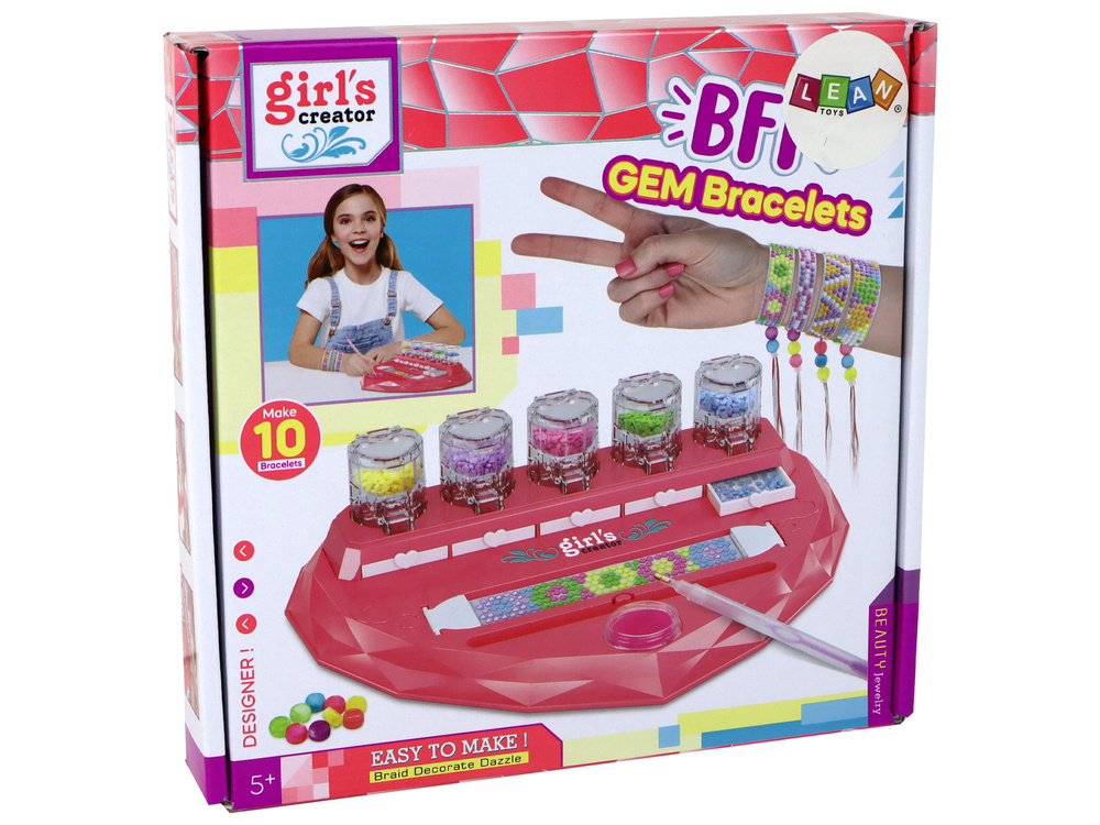 Kūrybinis apyrankių gaminimo rinkinys lean toys