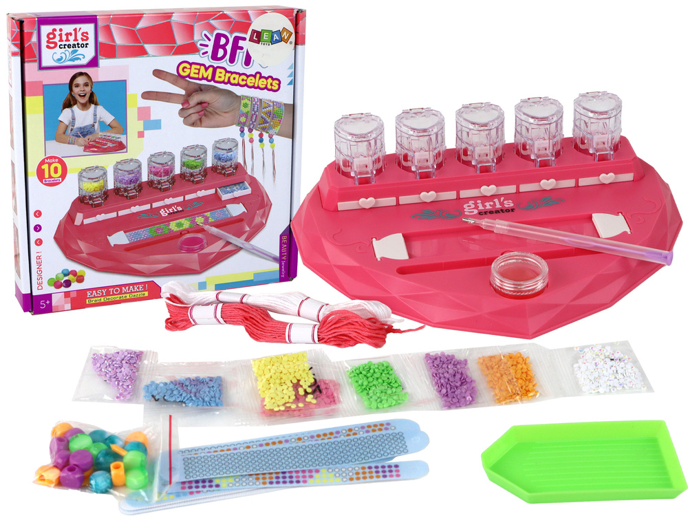 Kūrybinis apyrankių gaminimo rinkinys lean toys