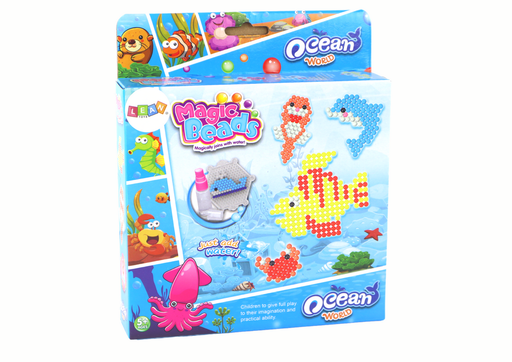 Vandens karoliukų rinkinys sea animals leantoys