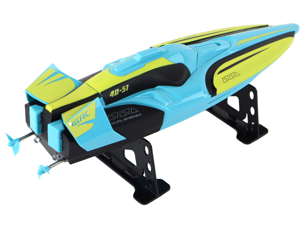 Turkio ir geltonos spalvos RC valdomas vandens laivas 3