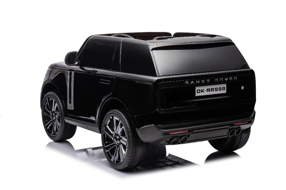 Dvivietis vaikiškas elektromobilis lean cars dk-rr998 range rover, juodas
