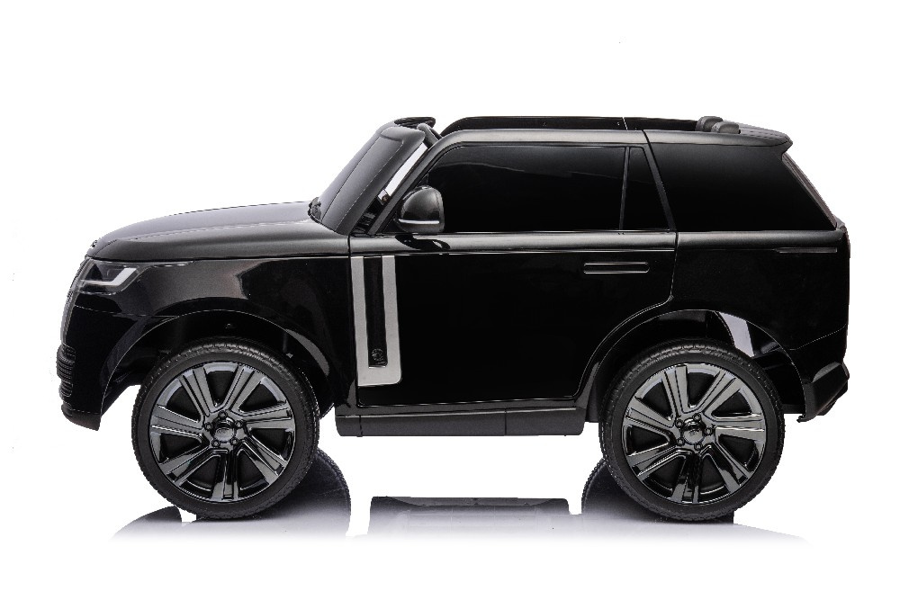 Dvivietis vaikiškas elektromobilis lean cars dk-rr998 range rover, juodas