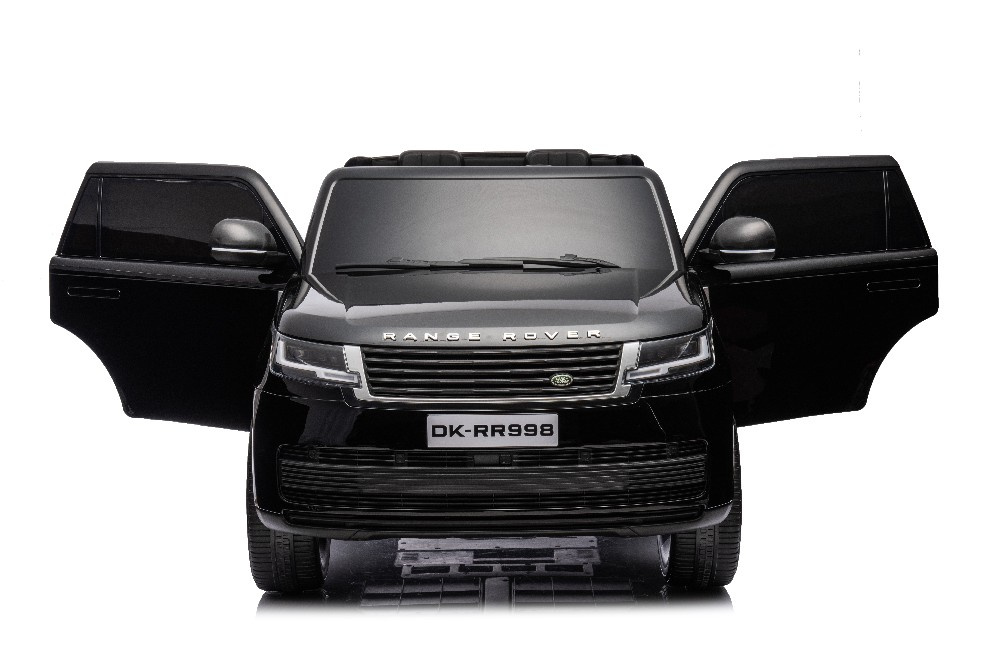 Dvivietis vaikiškas elektromobilis lean cars dk-rr998 range rover, juodas