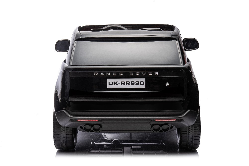 Dvivietis vaikiškas elektromobilis lean cars dk-rr998 range rover, juodas