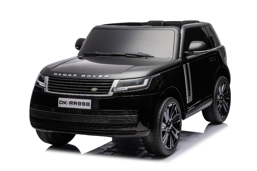 Dvivietis vaikiškas elektromobilis lean cars dk-rr998 range rover, juodas