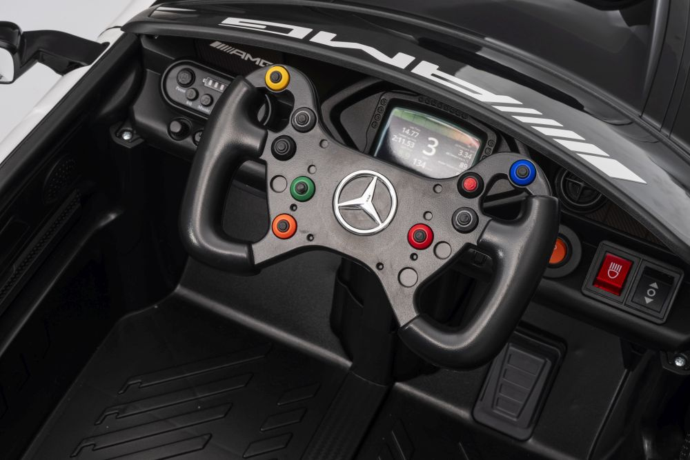 Akumuliatorinis automobilis mercedes amg gt3 juodas