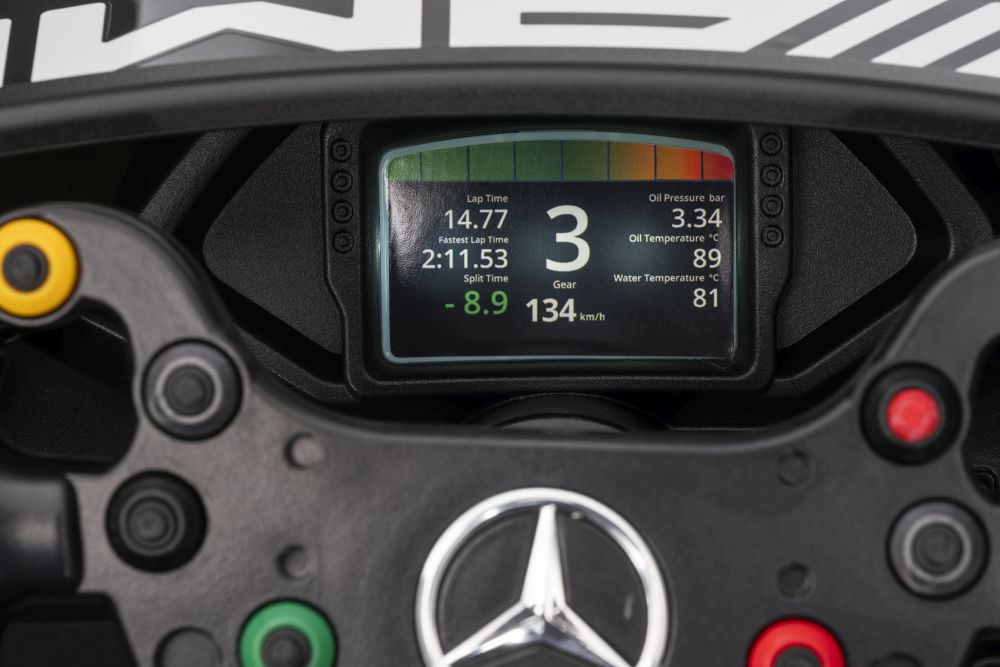 Akumuliatorinis automobilis mercedes amg gt3 juodas