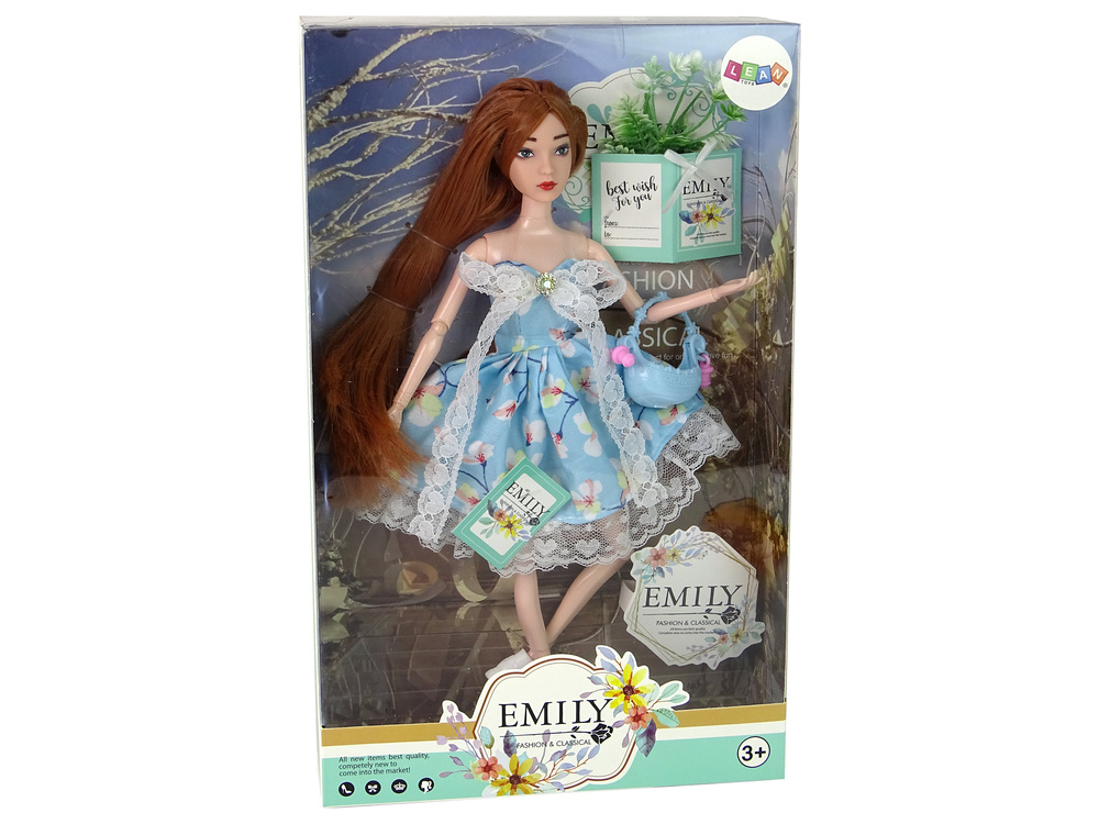 Lėlė su gėlėmis emily lean toys